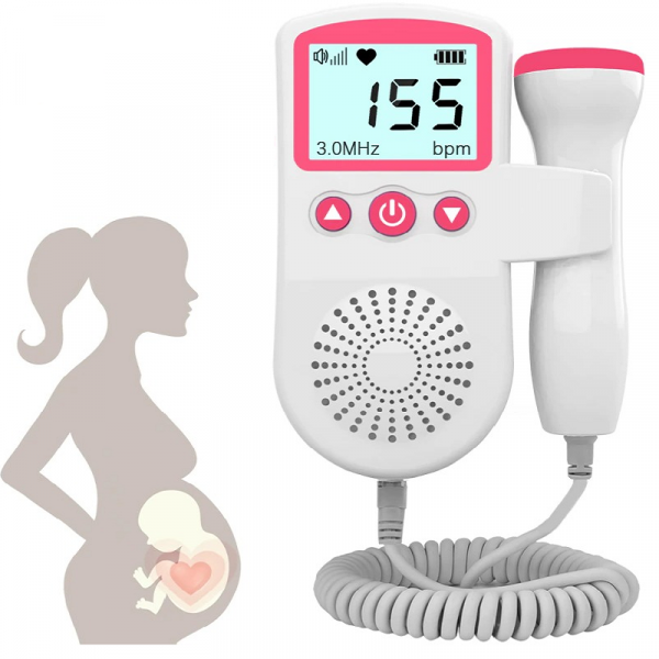 FetoPulse Doppler – Draagbare hartslagmonitor met LCD-scherm vanaf de 12e zwangerschapsweek