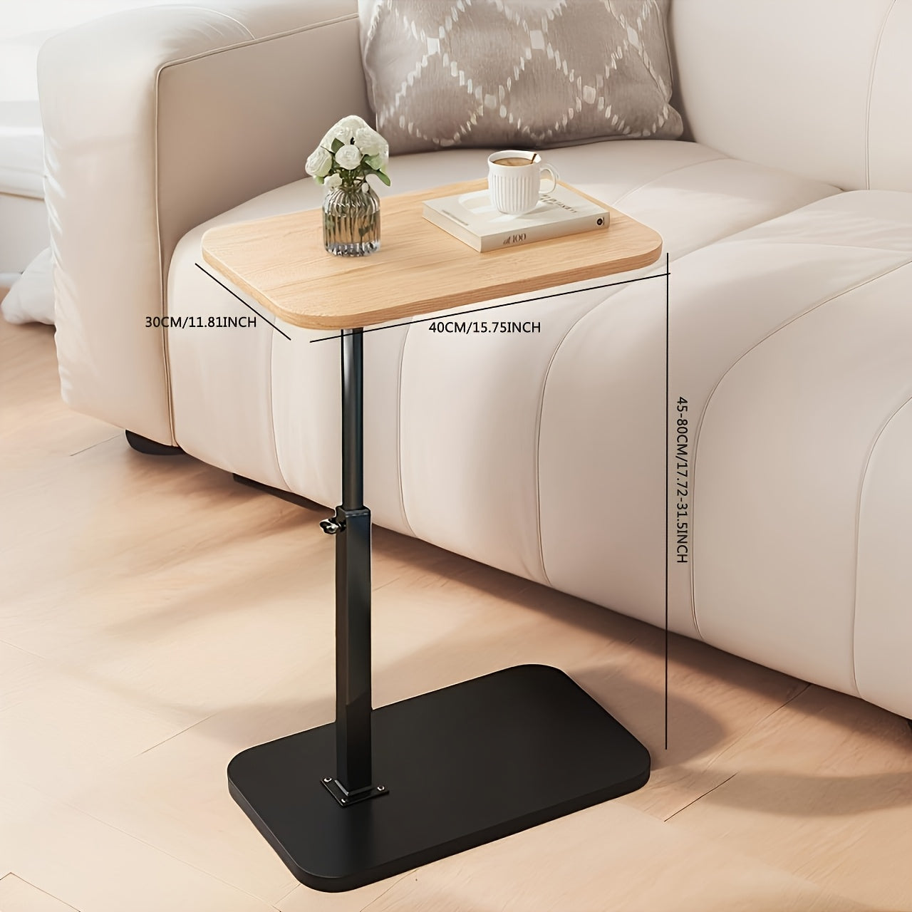 FlexiTable - Adjustable side table for sofa & bed