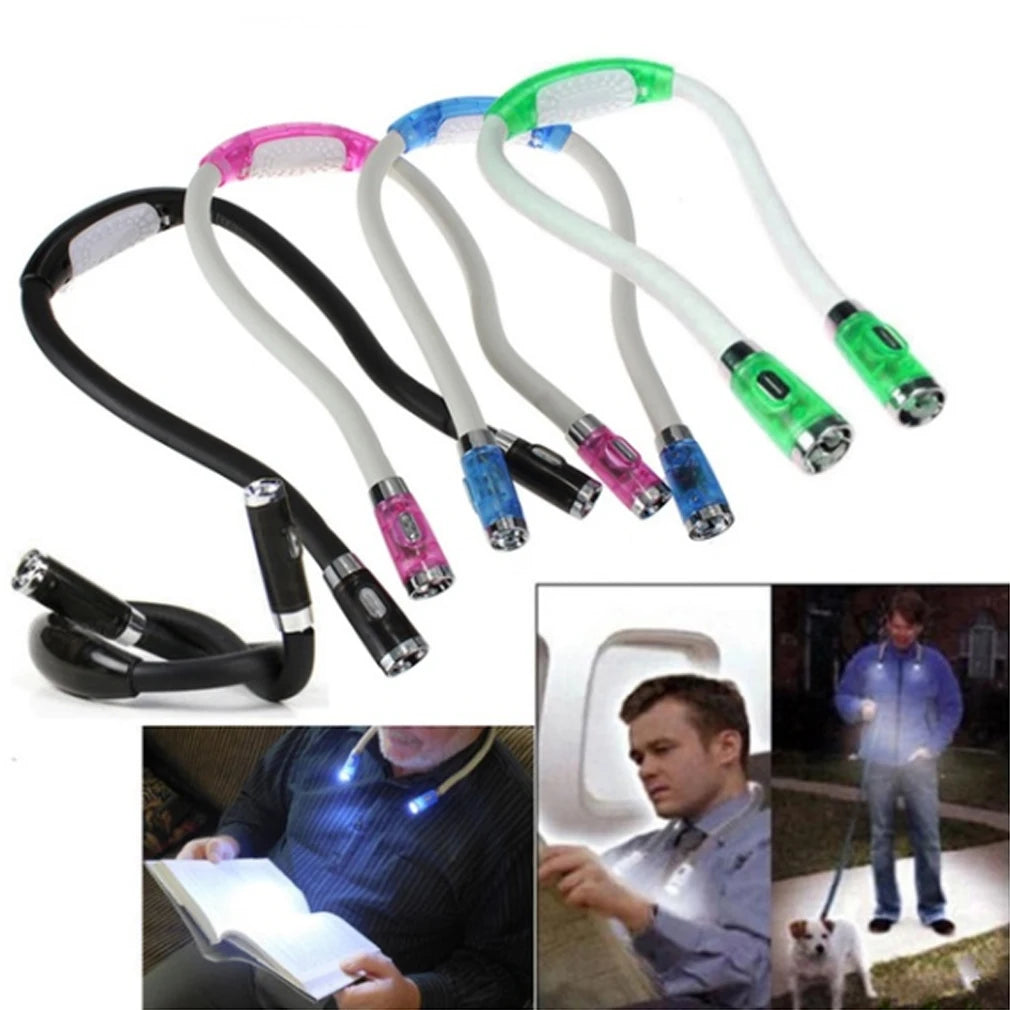 FlexiGlow – LED Neck Lamp for Knitting & Crocheting
