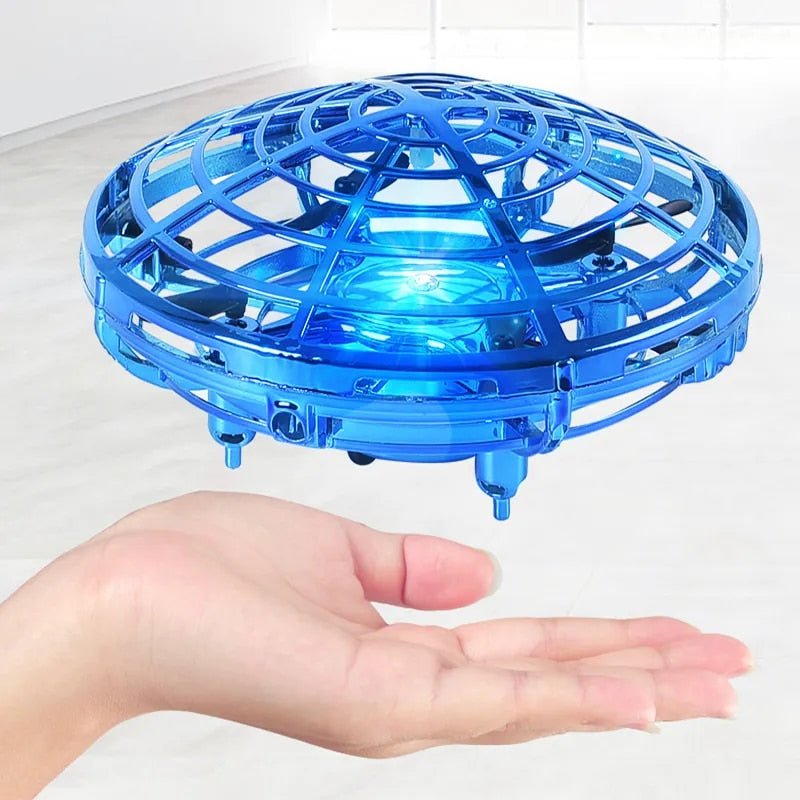 SkyGlide UFO Toy – Flying Drone Toy with Hand Control & Sensors (USB Rechargeable)