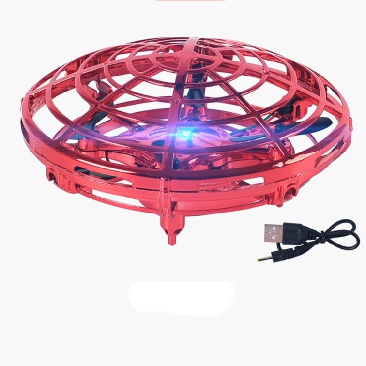 SkyGlide UFO Toy – Flying Drone Toy with Hand Control & Sensors (USB Rechargeable)