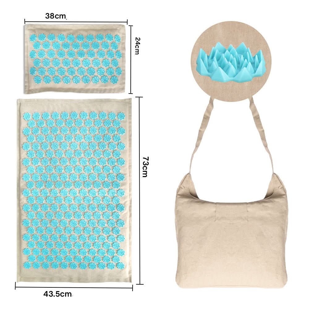 PRESSUREASE – Esterilla de acupresión para alivio natural del dolor y relajación