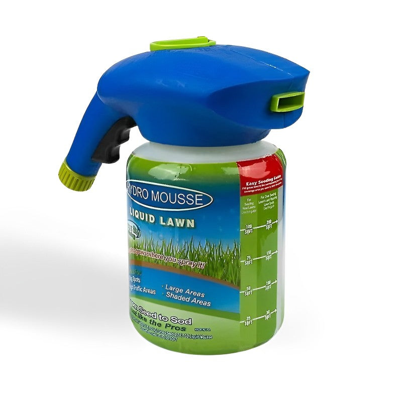 HYDRO MOSS PRO – Espuma hidro líquida para césped para un crecimiento rápido y saludable del pasto