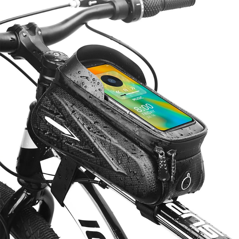Waterdichte Fietszadeltas – Wasserdichter Fahrradsattelbeutel met Touchscreen & Telefoonvak