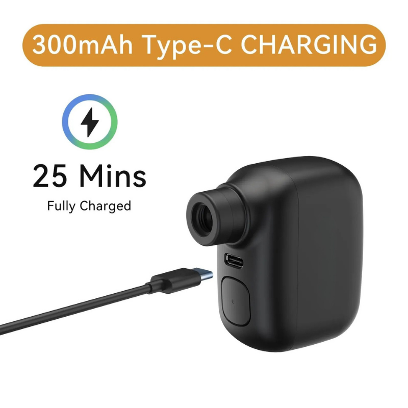 Rechargeable Mini Bike Pump - Portable bike pump with 100 PSI & USB-C
