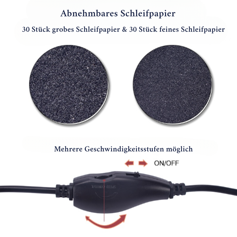 Smoothfeet – Elektrische pedicurevijl voor zachte en effectieve voetverzorging