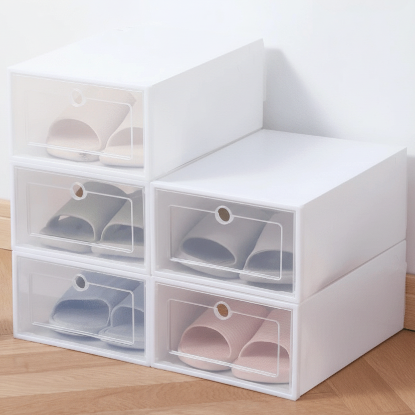 Stackable Shoe Box – Transparent Storage Solution