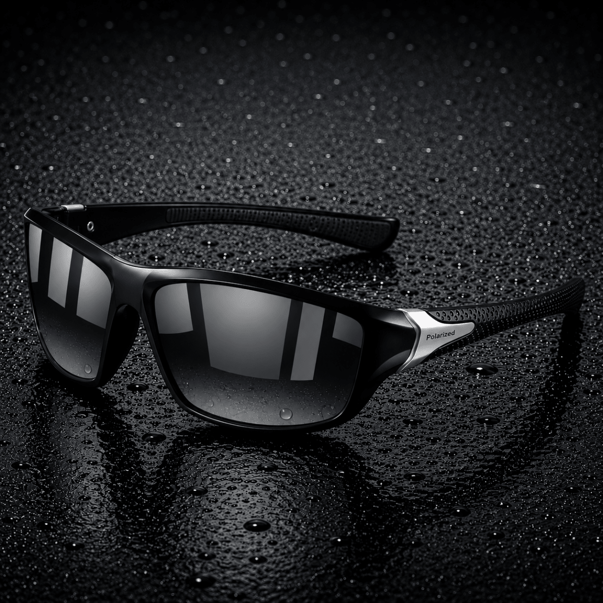 GLAREBLOCK Sportsonnenbrille mit Polarisierung, UV400-Schutz und Gummierten Bügeln 14