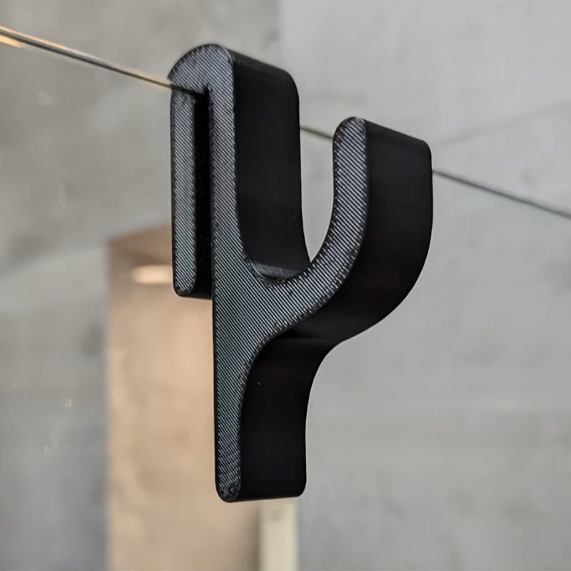 GLASSHOLD - Eleganter Duschhaken aus Hochwertigem Glas für Stilvolle Badezimmerorganisation 8