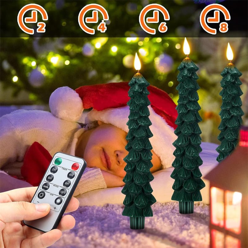 GLIMTREE – Fernsteuerbarer LED-Kerzenbaum für gemütliches Weihnachtsambiente 7