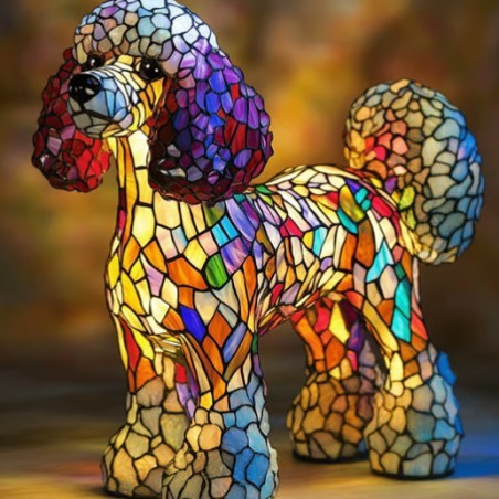 GLOWPAWS – Künstlerische LED-Nachtlampe mit Hunderassenmotiv für die Inneneinrichtung 10