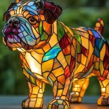 GLOWPAWS – Künstlerische LED-Nachtlampe mit Hunderassenmotiv für die Inneneinrichtung 11