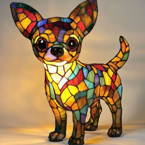 GLOWPAWS – Künstlerische LED-Nachtlampe mit Hunderassenmotiv für die Inneneinrichtung 12