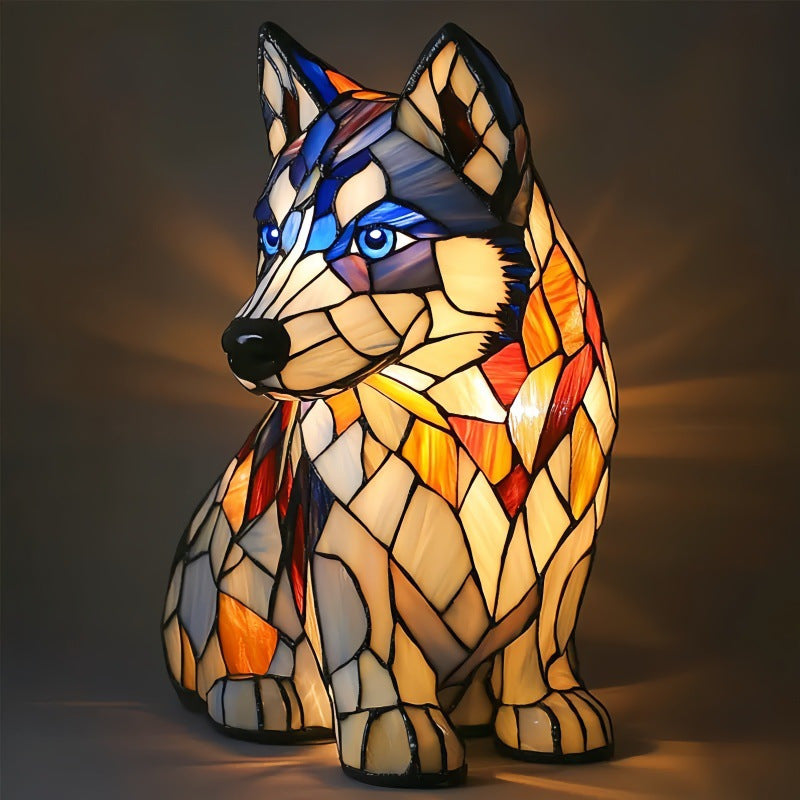 GLOWPAWS – Künstlerische LED-Nachtlampe mit Hunderassenmotiv für die Inneneinrichtung 17