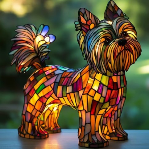 GLOWPAWS – Künstlerische LED-Nachtlampe mit Hunderassenmotiv für die Inneneinrichtung 21