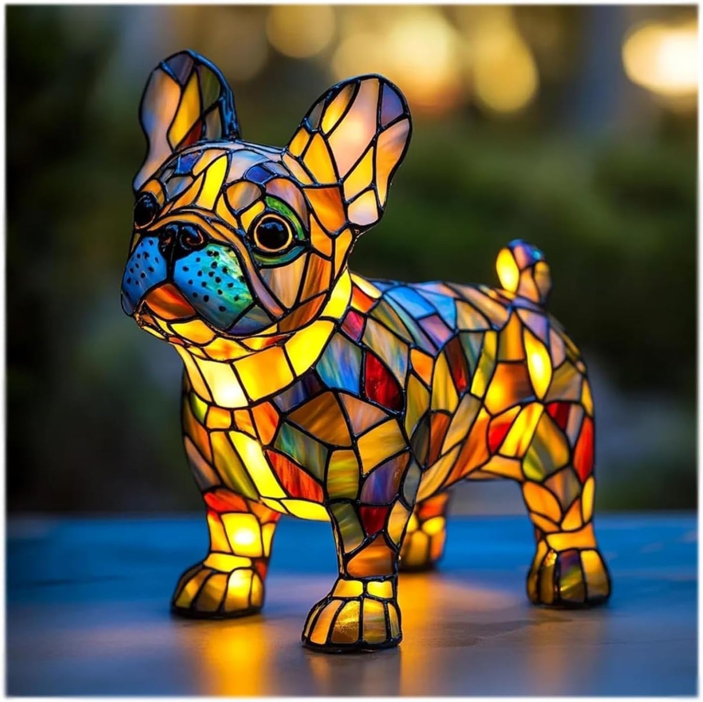 GLOWPAWS – Künstlerische LED-Nachtlampe mit Hunderassenmotiv für die Inneneinrichtung 24