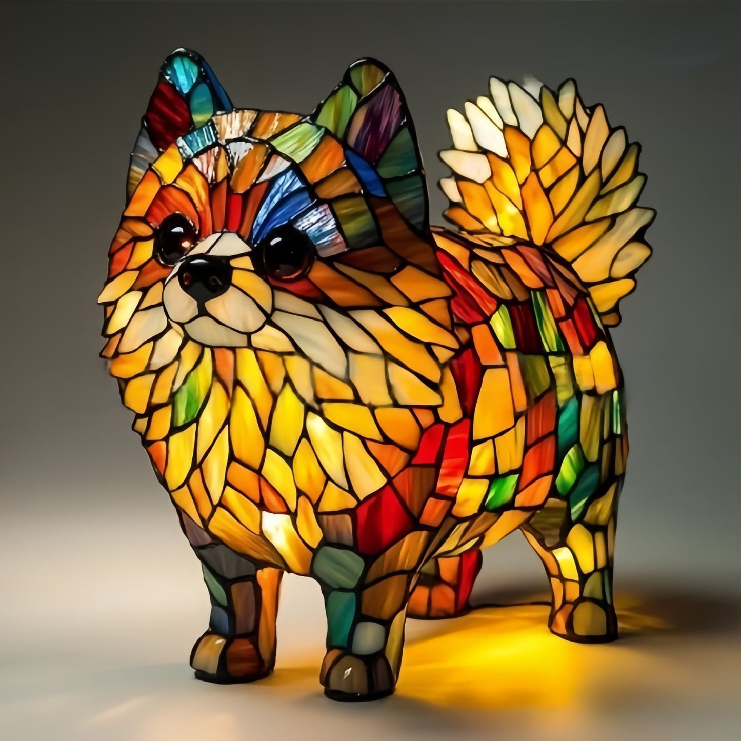 GLOWPAWS – Künstlerische LED-Nachtlampe mit Hunderassenmotiv für die Inneneinrichtung 26