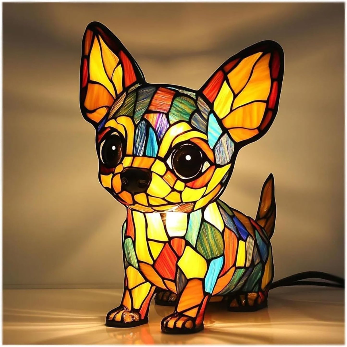 GLOWPAWS – Künstlerische LED-Nachtlampe mit Hunderassenmotiv für die Inneneinrichtung 29