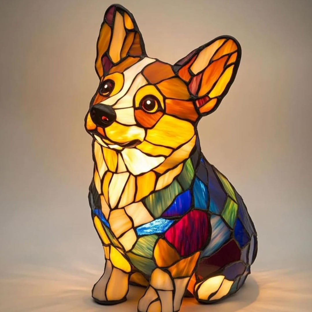 GLOWPAWS – Künstlerische LED-Nachtlampe mit Hunderassenmotiv für die Inneneinrichtung 7