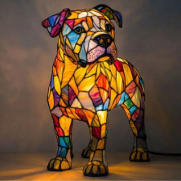 GLOWPAWS – Künstlerische LED-Nachtlampe mit Hunderassenmotiv für die Inneneinrichtung 8