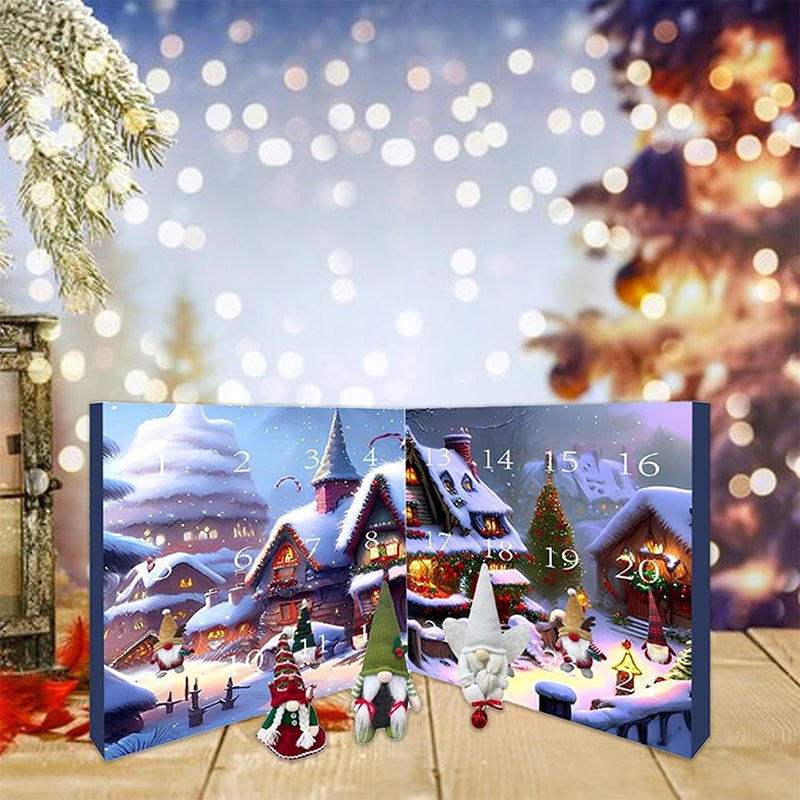 WINTERWHISP 2025 – Handgemachter Plüsch-Wichtel-Adventskalender für festliche Erinnerungen