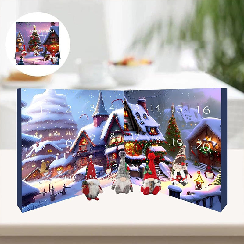 WINTERWHISP 2025 – Handgemachter Plüsch-Wichtel-Adventskalender für festliche Erinnerungen