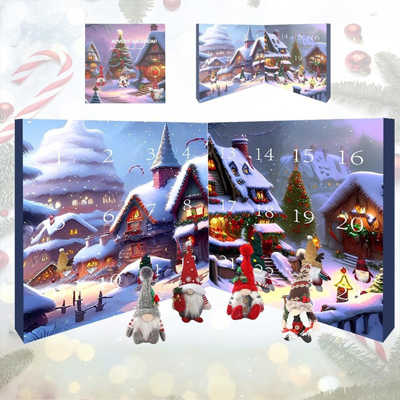 WINTERWHISP 2025 – Handgemachter Plüsch-Wichtel-Adventskalender für festliche Erinnerungen