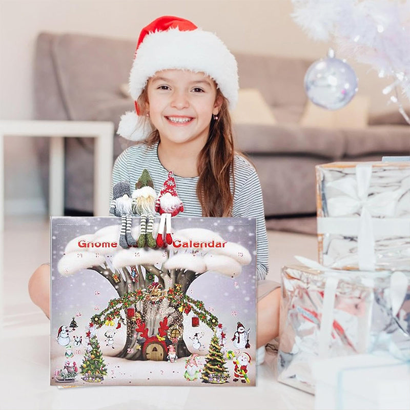 WINTERWHISP 2025 – Handgemachter Plüsch-Wichtel-Adventskalender für festliche Erinnerungen