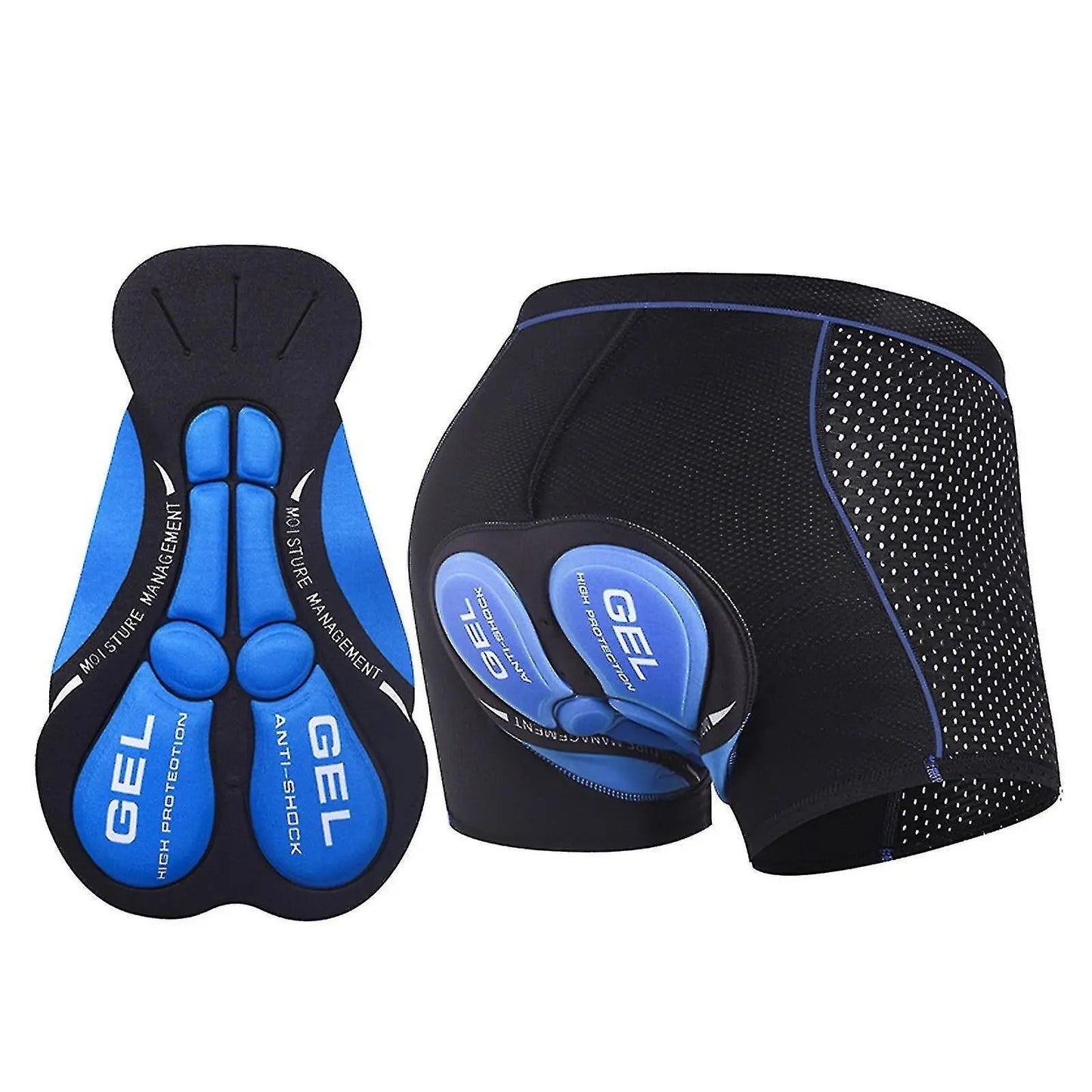 BIKERIDE Shorts - Gel-padded cycling shorts against Zadelpijn