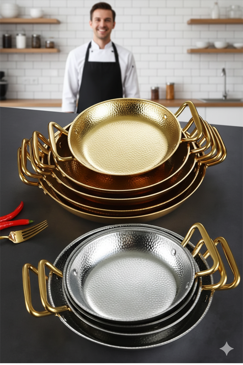 BRATMEISTER – Hammered stainless steel pot for pans, sauces & versatile cooking