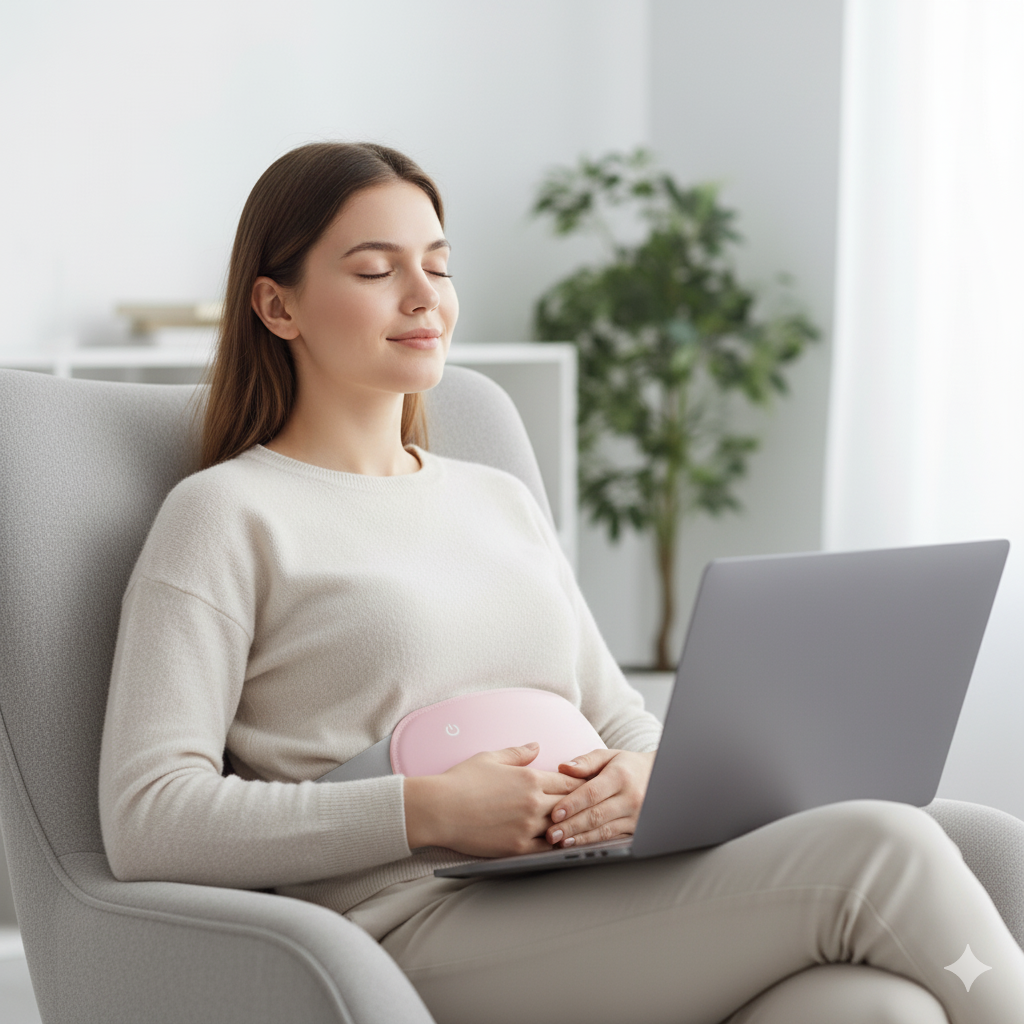 Relaxheat – Elektrische buikverwarming met vibratiefunctie voor pijnverlichting