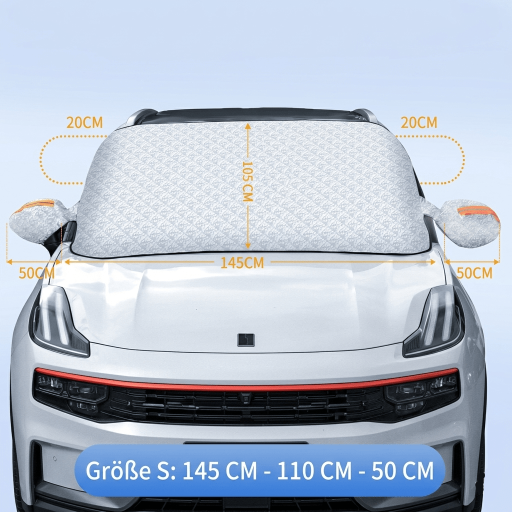 GLAZEFIT – Compact Windshield Cover for Sedans, SUVs & Vans