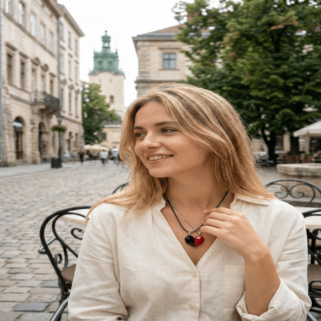 Lexy Couple Necklace - Magnetic 2-in-1 necklace for eternal love