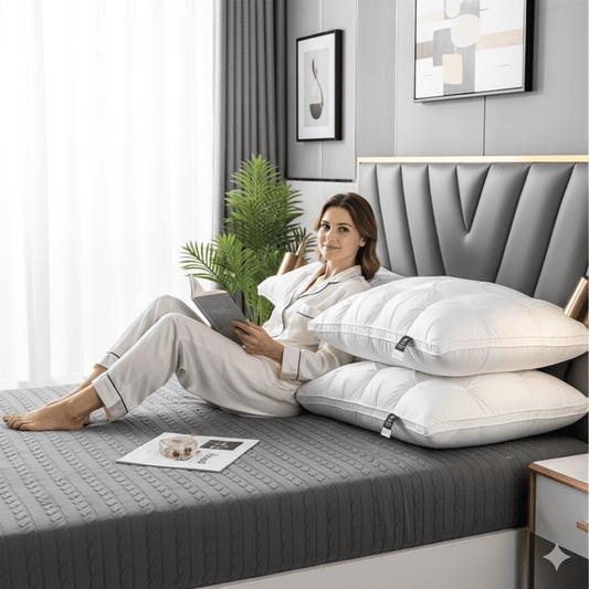 SWANDOWN PILLOW – Luxurious Goose Down Pillow for Restful Sleep