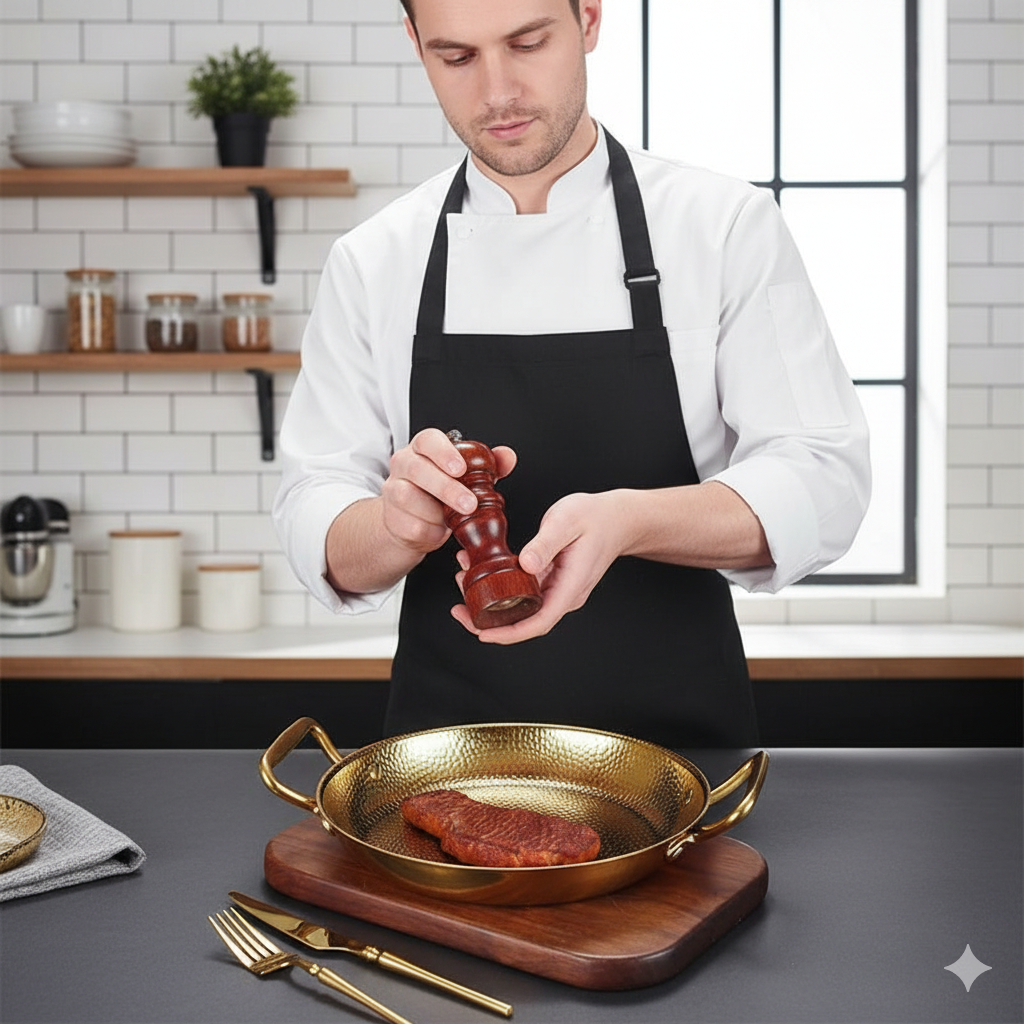 BRATMEISTER – Hammered stainless steel pot for pans, sauces & versatile cooking