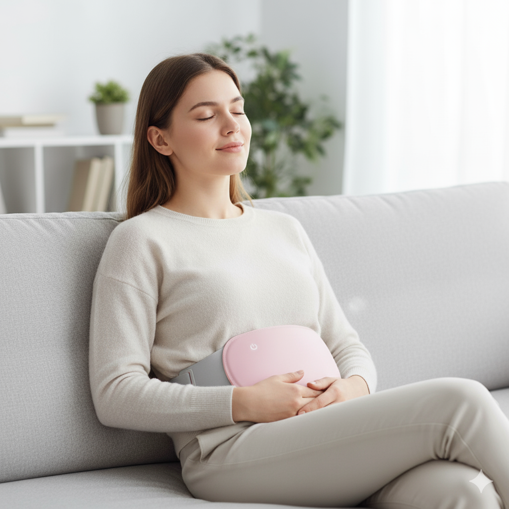 Relaxheat – Elektrische buikverwarming met vibratiefunctie voor pijnverlichting
