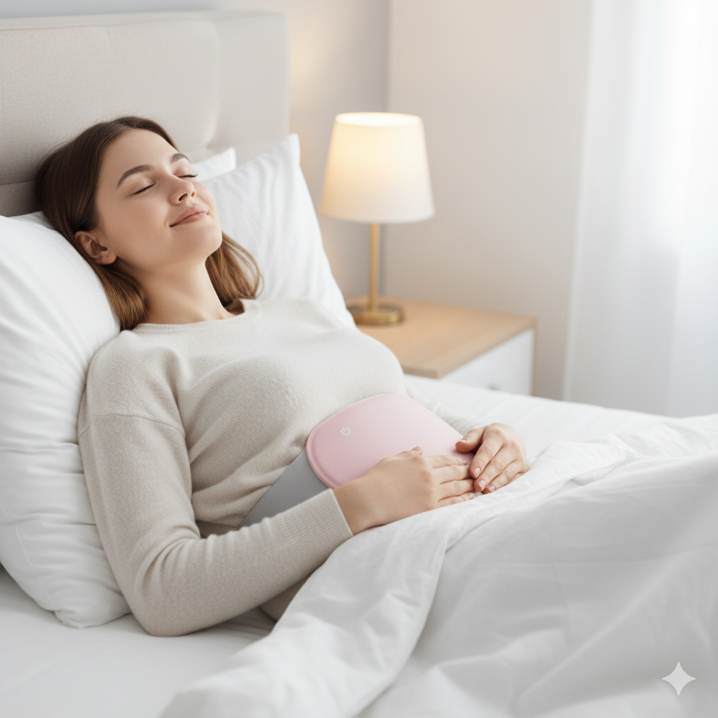 Relaxheat – Elektrische buikverwarming met vibratiefunctie voor pijnverlichting