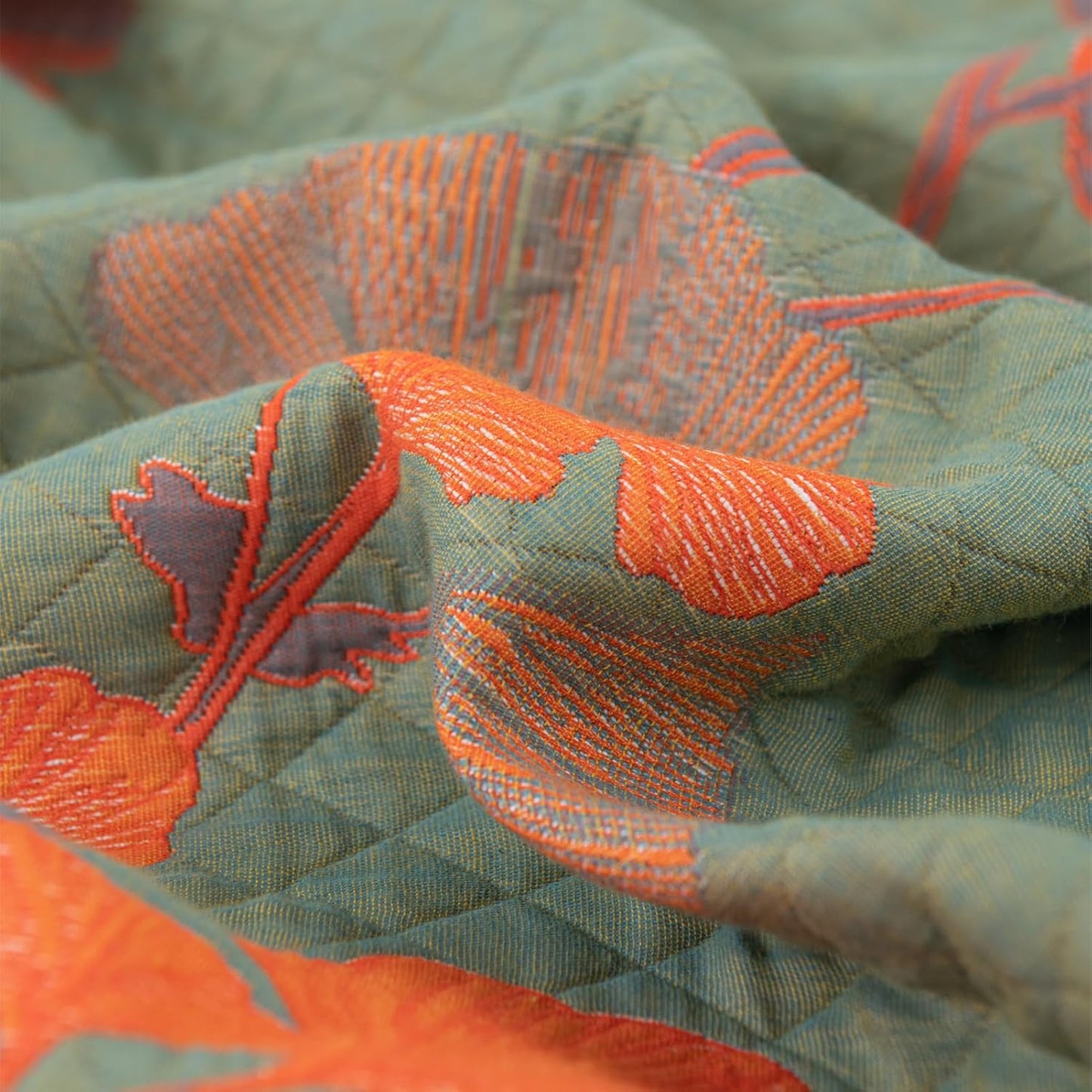 GinkgoQuilt – Katoenen Beddengoed Set met botanisch patroon