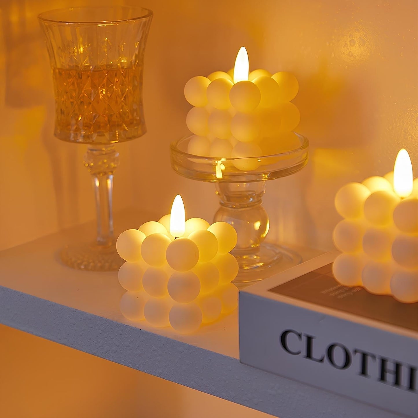 GlowFlicker LED Candles – Flameless Decorative Candles with Realistic Flicker Effect
