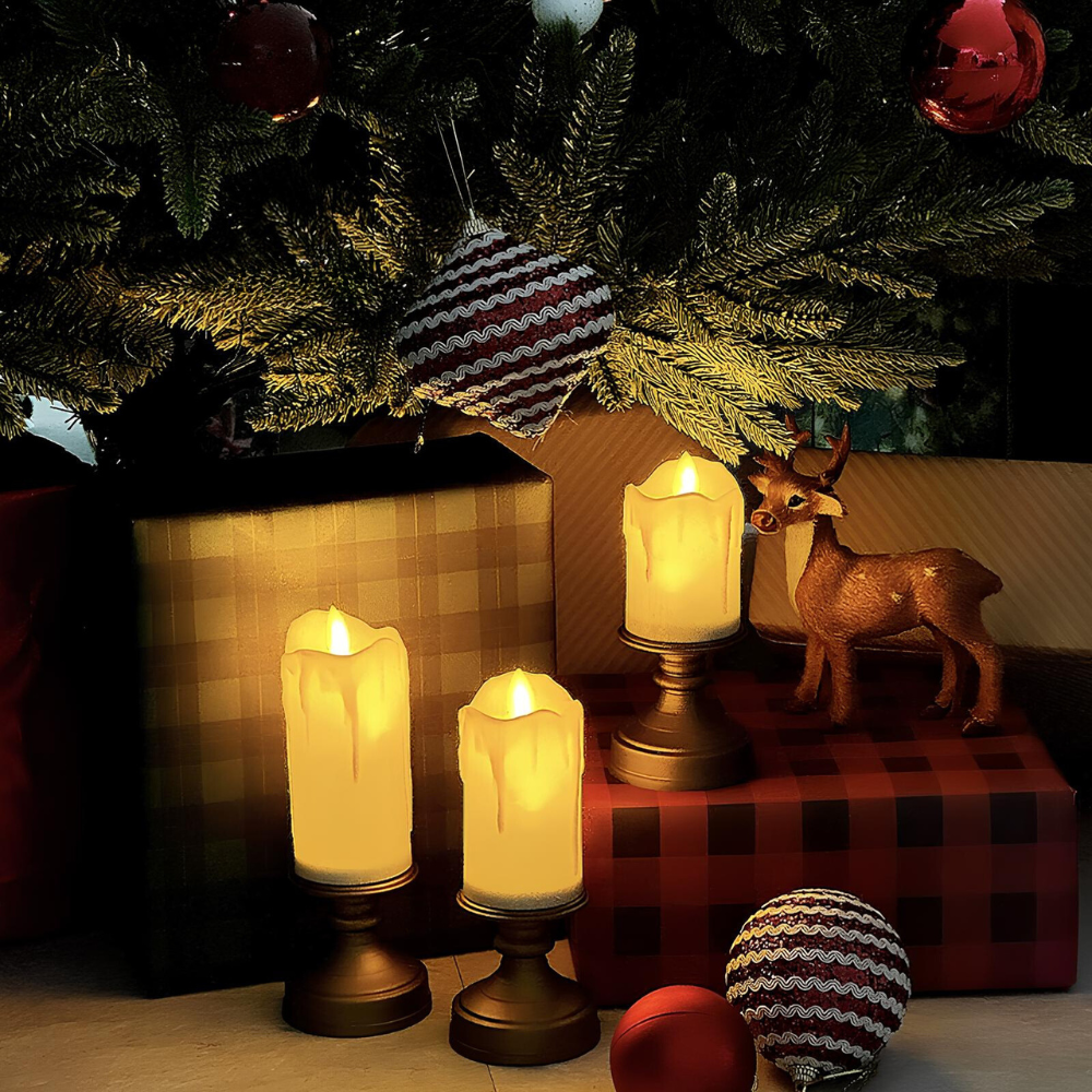GlowFlicker LED Candles – Flameless Decorative Candles with Realistic Flicker Effect