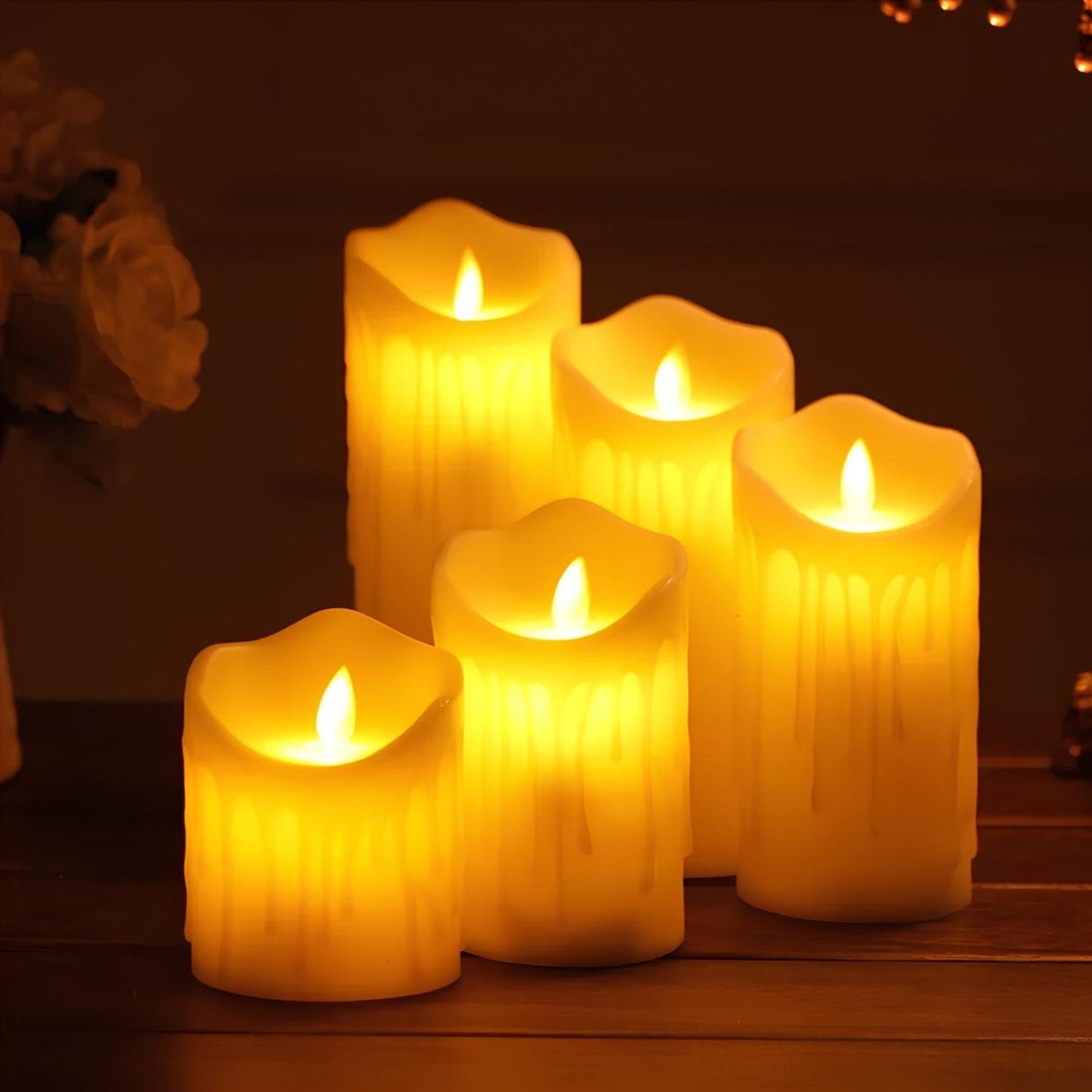 GlowFlicker LED Candles – Flameless Decorative Candles with Realistic Flicker Effect