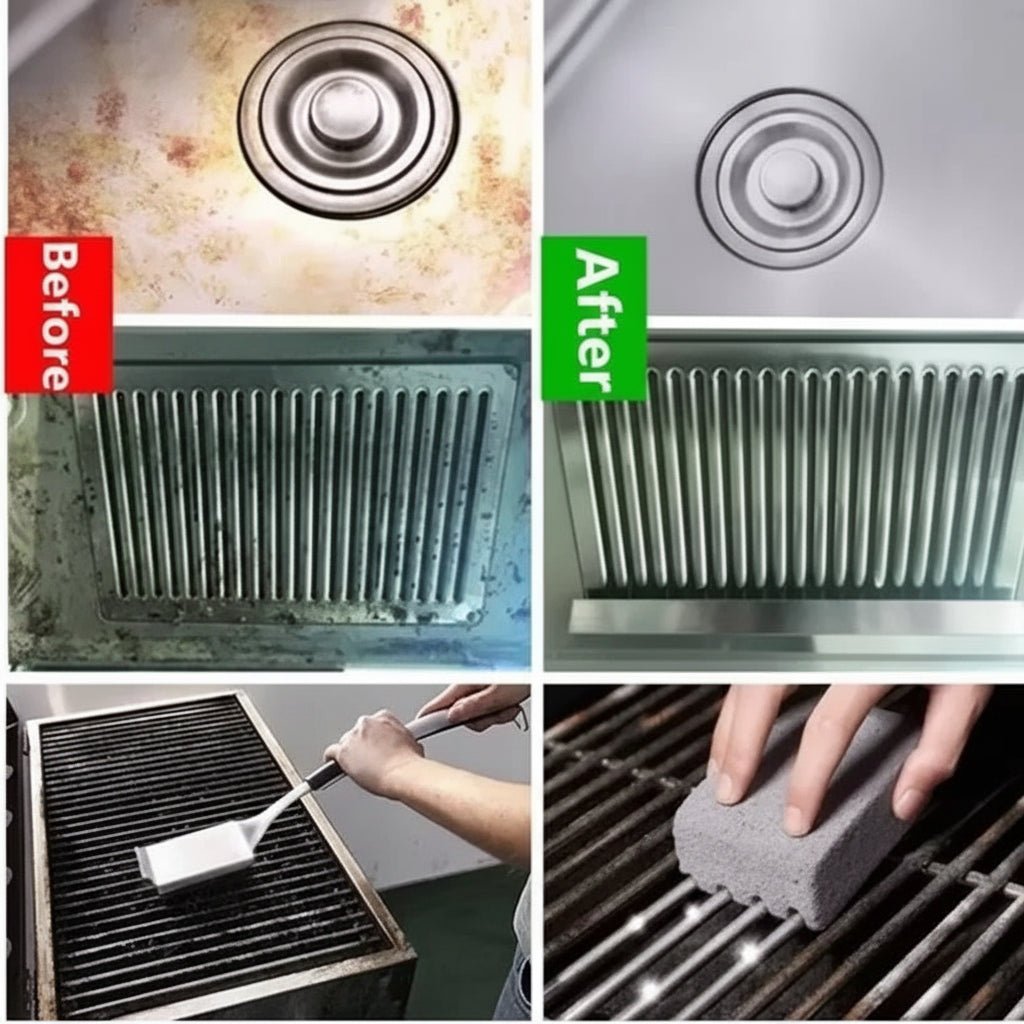 GrillPro - 10er Set Grillreiniger Steine für Effektive Grill Reinigung 3