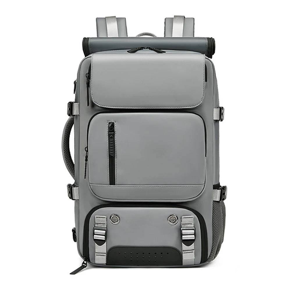 TRAVELMAX Pack - Large waterproof travel backpack with USB port