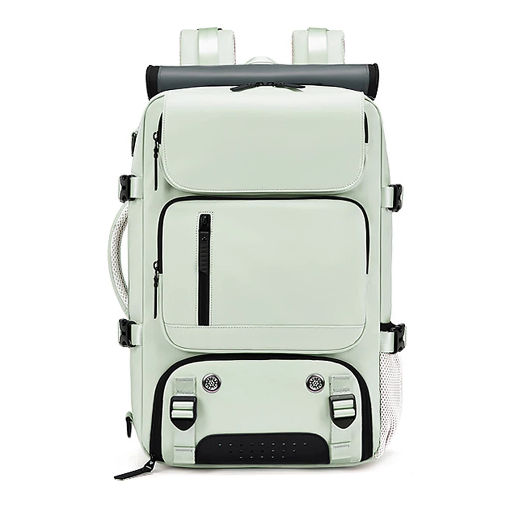 TRAVELMAX Pack - Large waterproof travel backpack with USB port