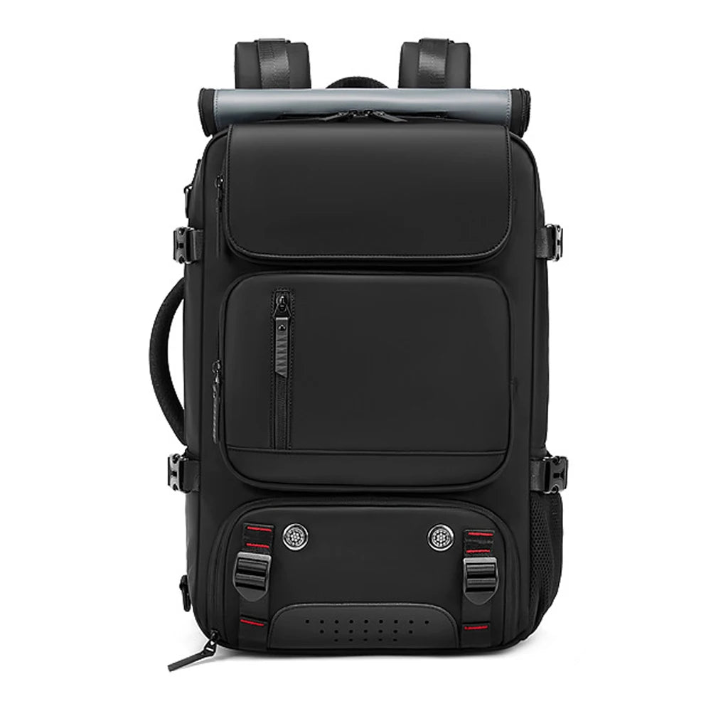 TRAVELMAX Pack - Large waterproof travel backpack with USB port