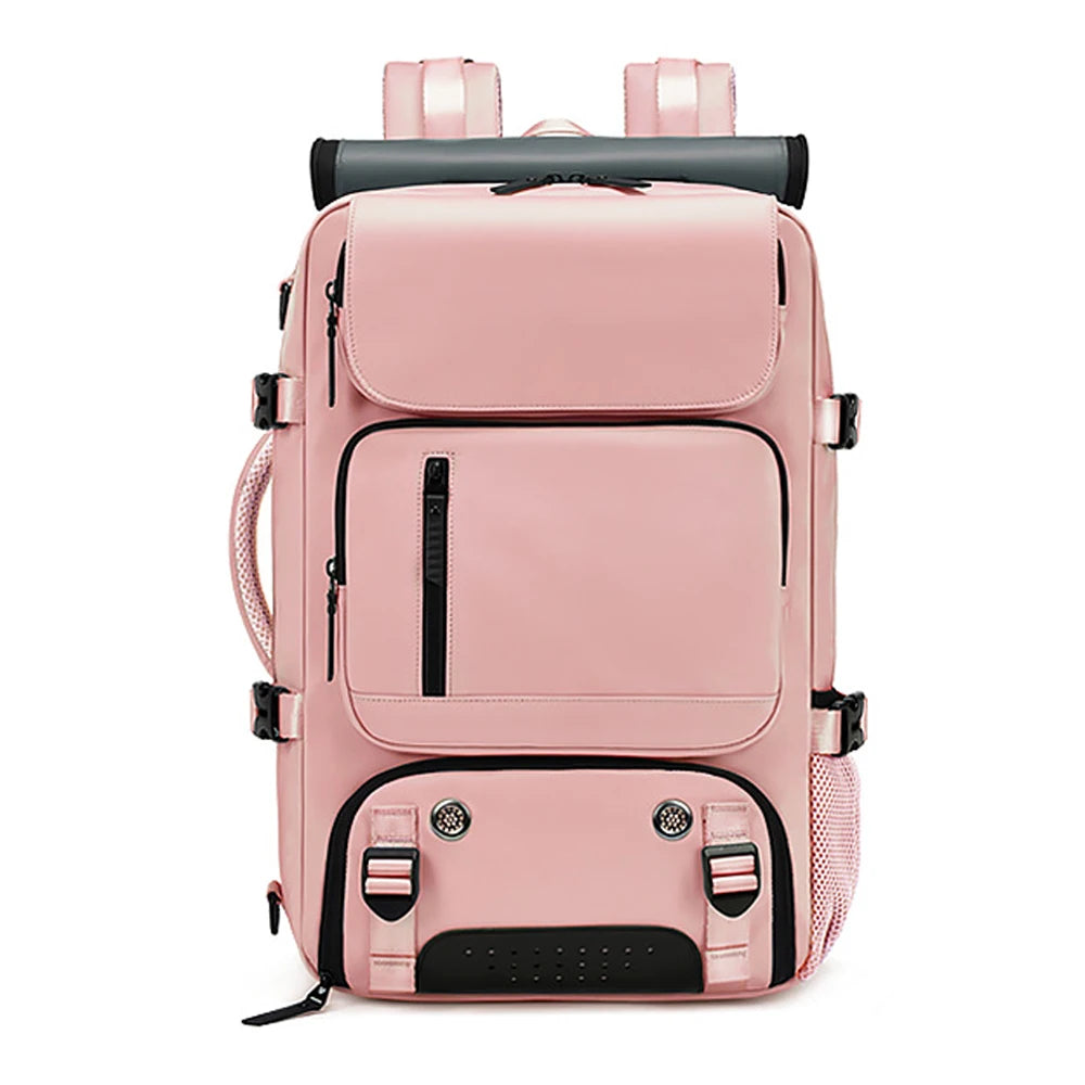 TRAVELMAX Pack - Large waterproof travel backpack with USB port