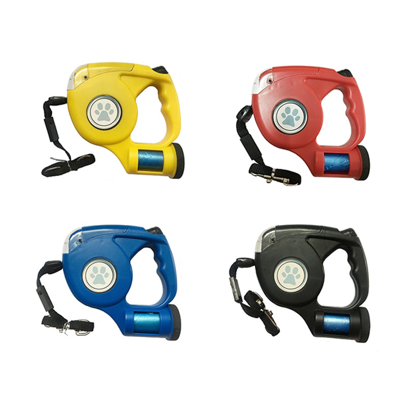 BRIGHTSTRIDE – Guinzaglio per cani LED con torcia integrata per passeggiate sicure
