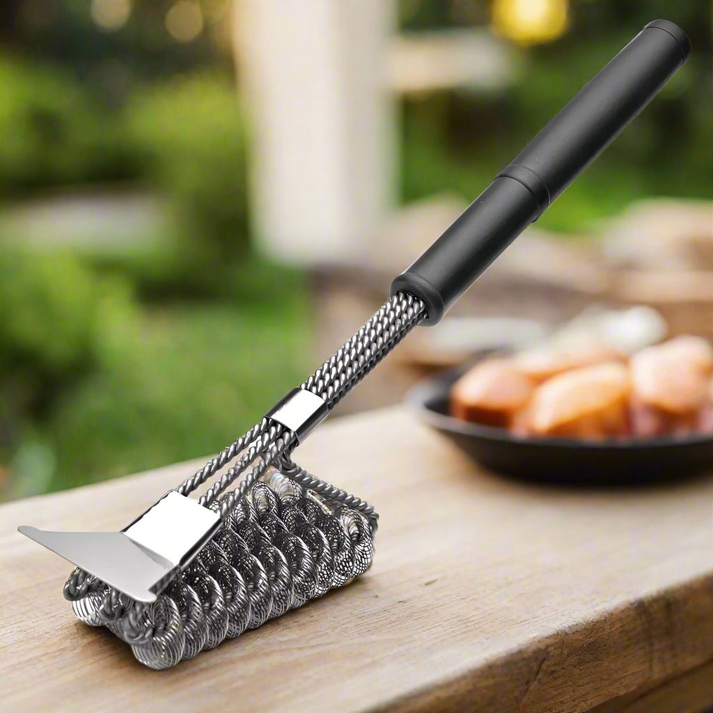 GrillMaster Borstenvrije BBQ-borstel – Veilige roestvrijstalen grillreiniger