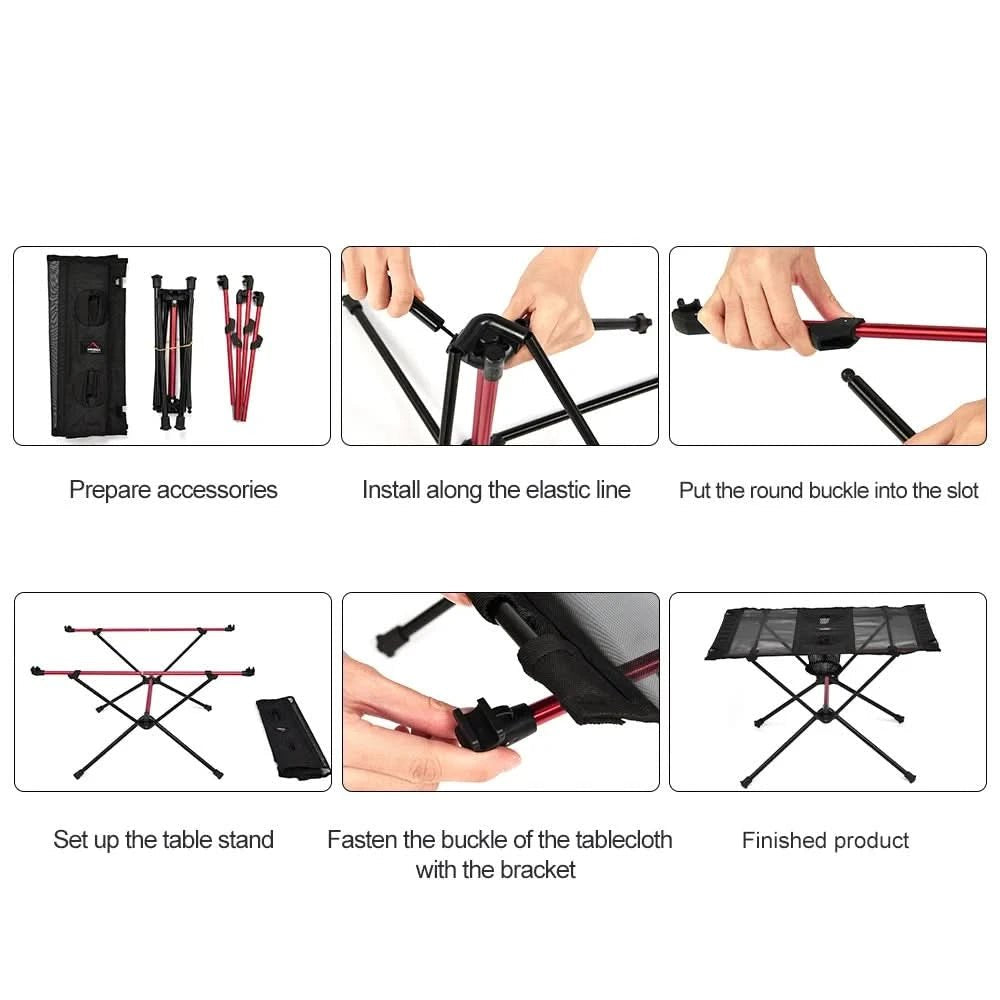 ADVENTUREPRO – Folding aluminum camping table for on the go