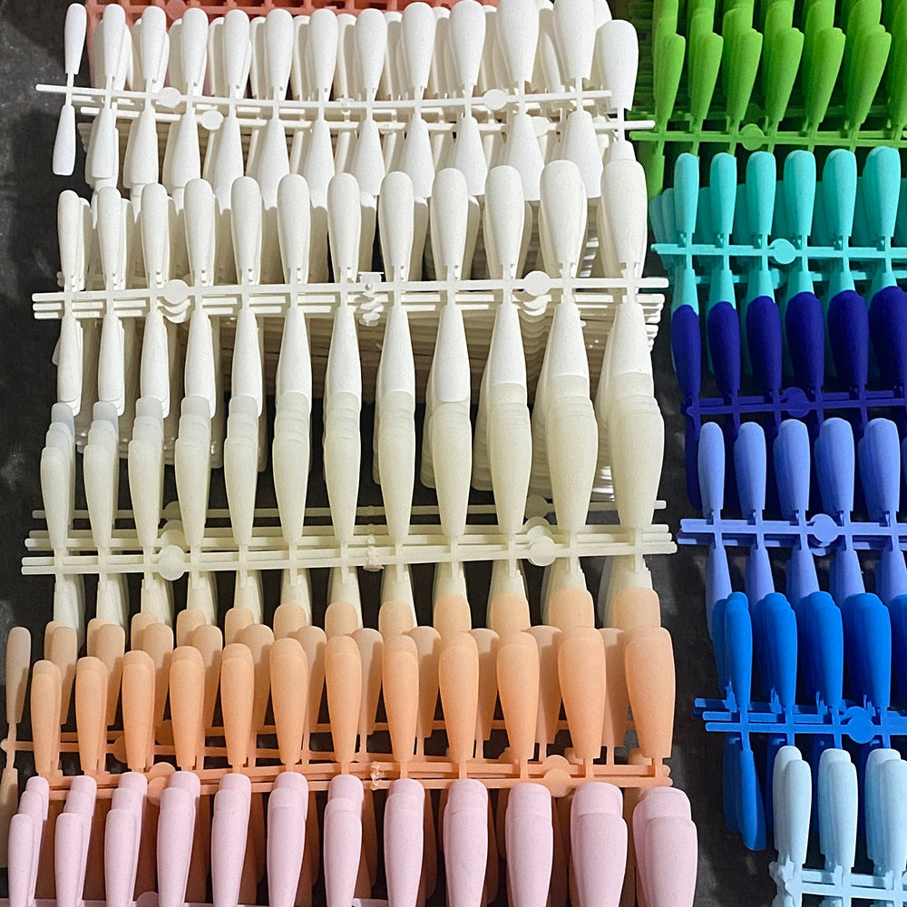 ChicNails - 24 Stück Künstliche Fingernägel Zum Aufkleben, Matte, Wiederverwendbar-4